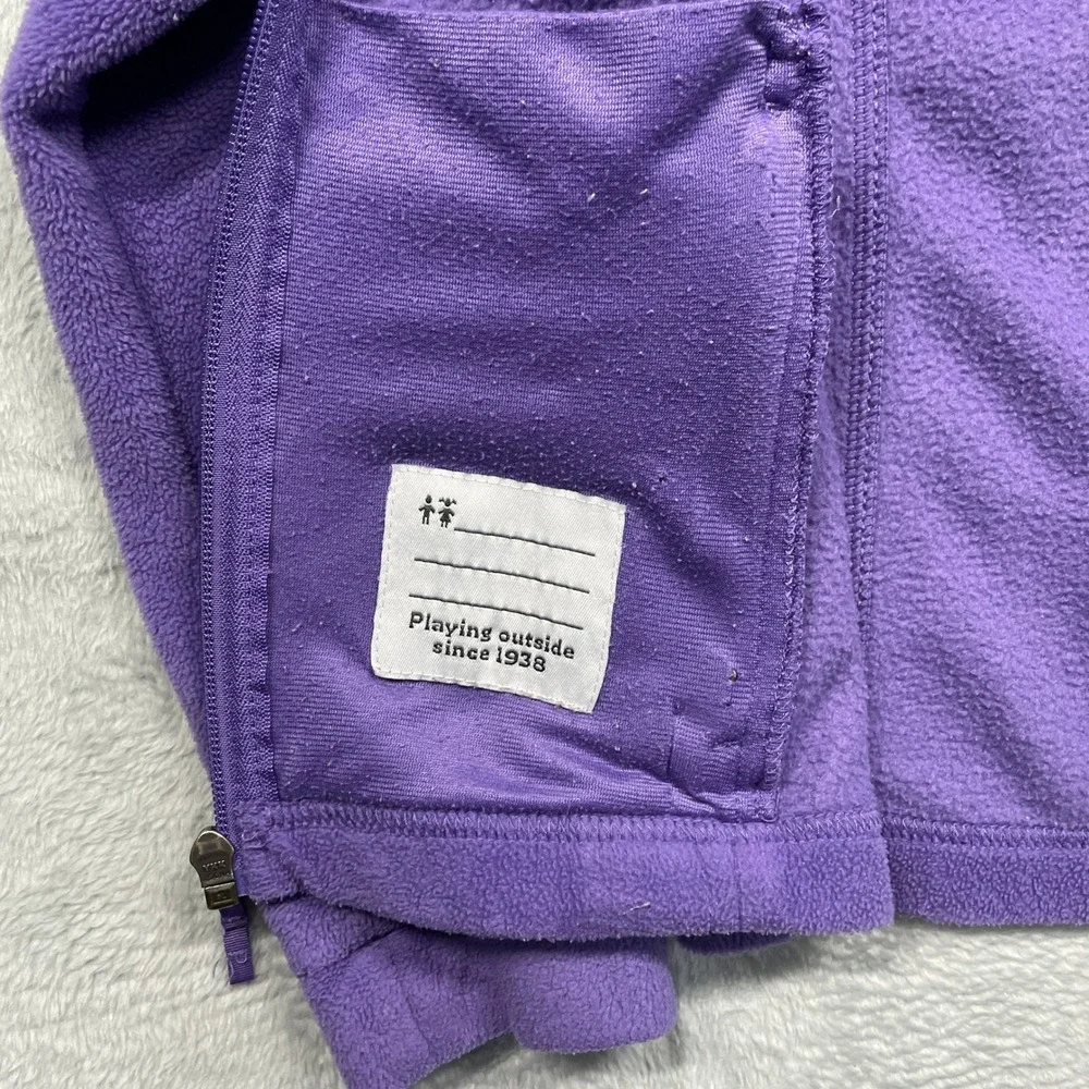 Set Of 2 Columbia Fleece Jacket & Hoodie Kids Size M 10/12 Purple‎ Teal Full Zip